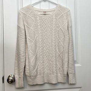 Target Brand Off White Knit Sweater